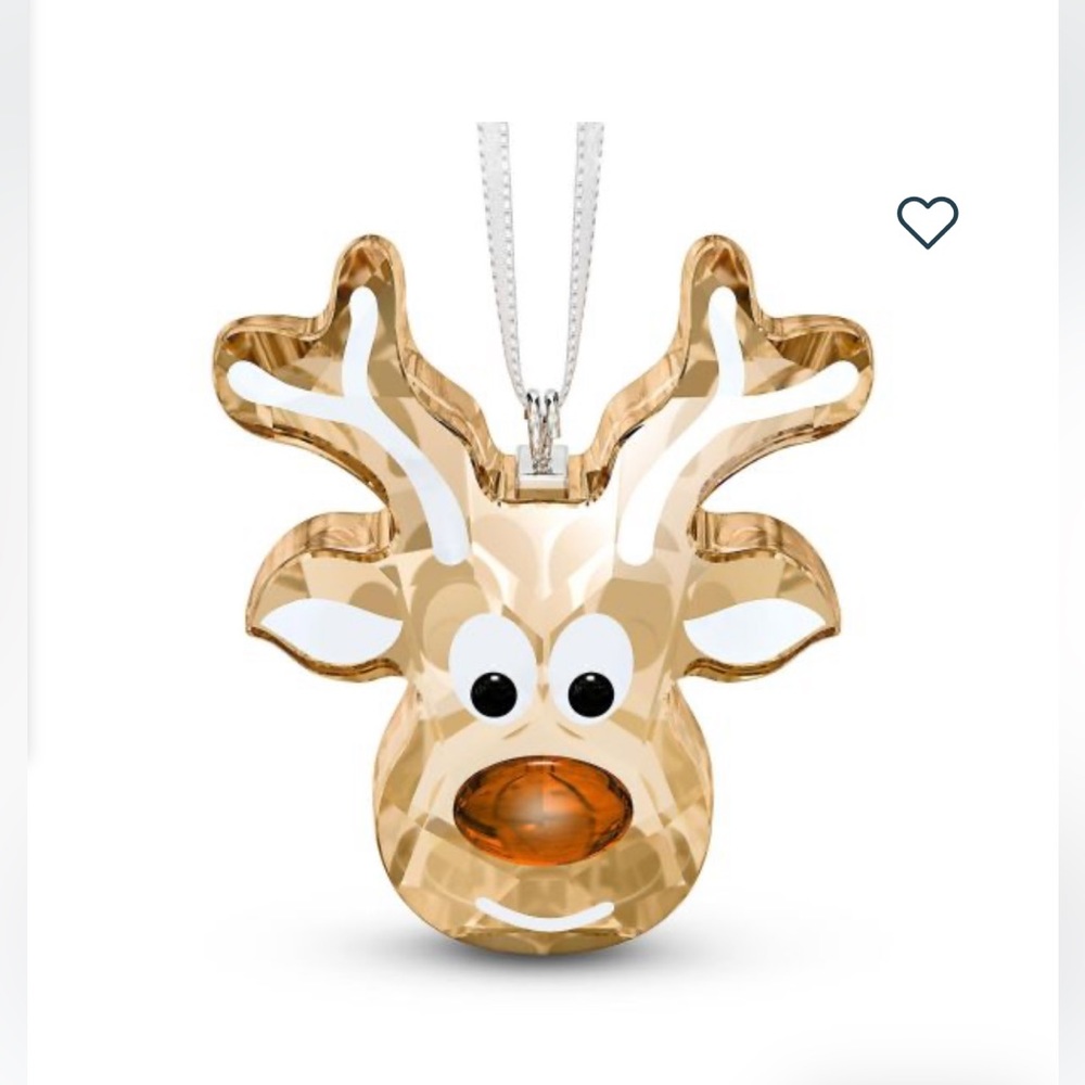 Swarovski Crystal Gingerbread Reindeer Ornament